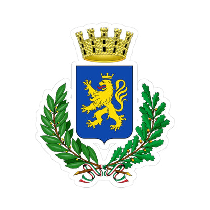 Abbiategrasso-Stemma (Italy) (Coat of Arms) STICKER Vinyl Kiss-Cut Decal 3 Inch White - The Sticker Space