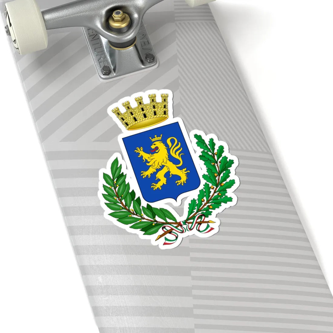 Abbiategrasso-Stemma (Italy) (Coat of Arms) STICKER Vinyl Kiss-Cut Decal - The Sticker Space