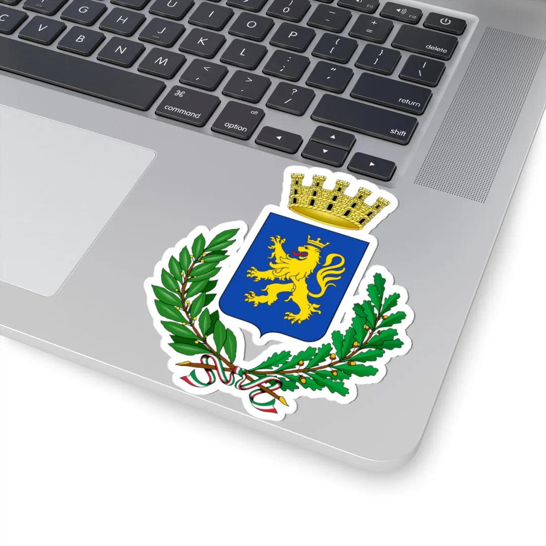 Abbiategrasso-Stemma (Italy) (Coat of Arms) STICKER Vinyl Kiss-Cut Decal - The Sticker Space