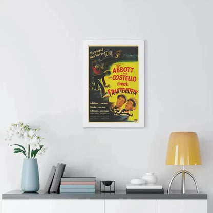 ABBOT AND COSTELLO MEET FRANKENSTEIN 1948 - Framed Movie Poster - The Sticker Space