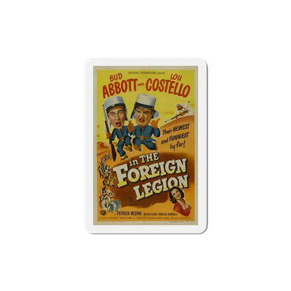 Abbott and Costello in the Foreign Legion 1950 Movie Poster Refrigerator Magnet - The Sticker Space