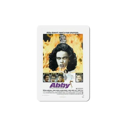Abby 1974 Movie Poster Refrigerator Magnet 4 Inch - The Sticker Space