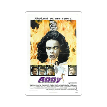 Abby 1974 Movie Poster STICKER Vinyl Die-Cut Decal-4 Inch-The Sticker Space