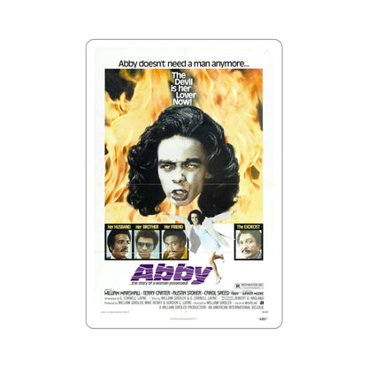 Abby 1974 Movie Poster STICKER Vinyl Die-Cut Decal-6 Inch-The Sticker Space