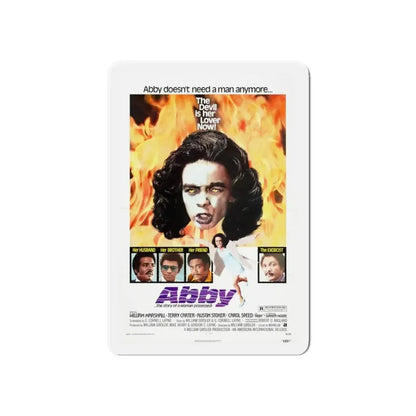 ABBY (THE BLACK EXORCIST 2) 1974 Movie Poster - Refrigerator Magnet 6 Inch - The Sticker Space