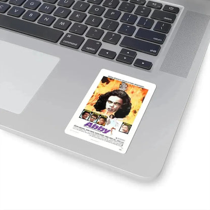 ABBY (THE BLACK EXORCIST 2) 1974 Movie Poster - STICKER Vinyl Kiss-Cut Decal - The Sticker Space