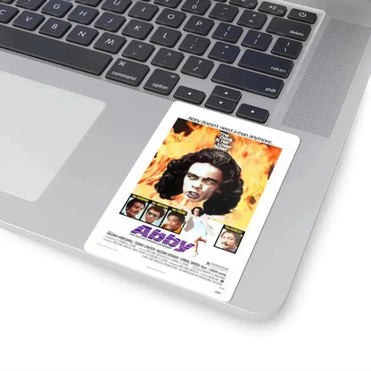ABBY (THE BLACK EXORCIST 2) 1974 Movie Poster - STICKER Vinyl Kiss-Cut Decal - The Sticker Space