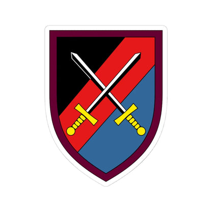 ABC-Abwehrbrigade 100 Bundeswehr (Germany) (Coat of Arms) STICKER Vinyl Kiss-Cut Decal 4 Inch White - The Sticker Space