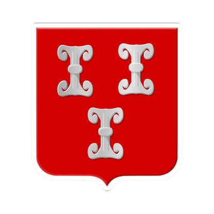 Abcoude Baambrugge wapen (Netherlands) (Coat of Arms) STICKER Vinyl Kiss-Cut Decal 2 Inch White - The Sticker Space