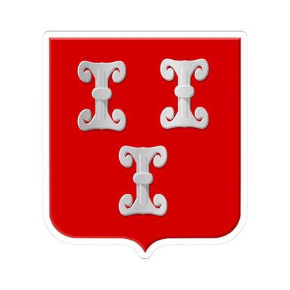 Abcoude Baambrugge wapen (Netherlands) (Coat of Arms) STICKER Vinyl Kiss-Cut Decal 3 Inch White - The Sticker Space