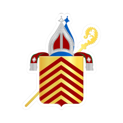 Abdij van Egmond wapen (Netherlands) (Coat of Arms) STICKER Vinyl Kiss-Cut Decal 2 Inch White - The Sticker Space
