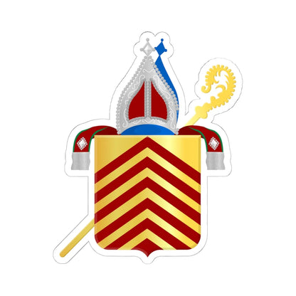Abdij van Egmond wapen (Netherlands) (Coat of Arms) STICKER Vinyl Kiss-Cut Decal 6 Inch White - The Sticker Space