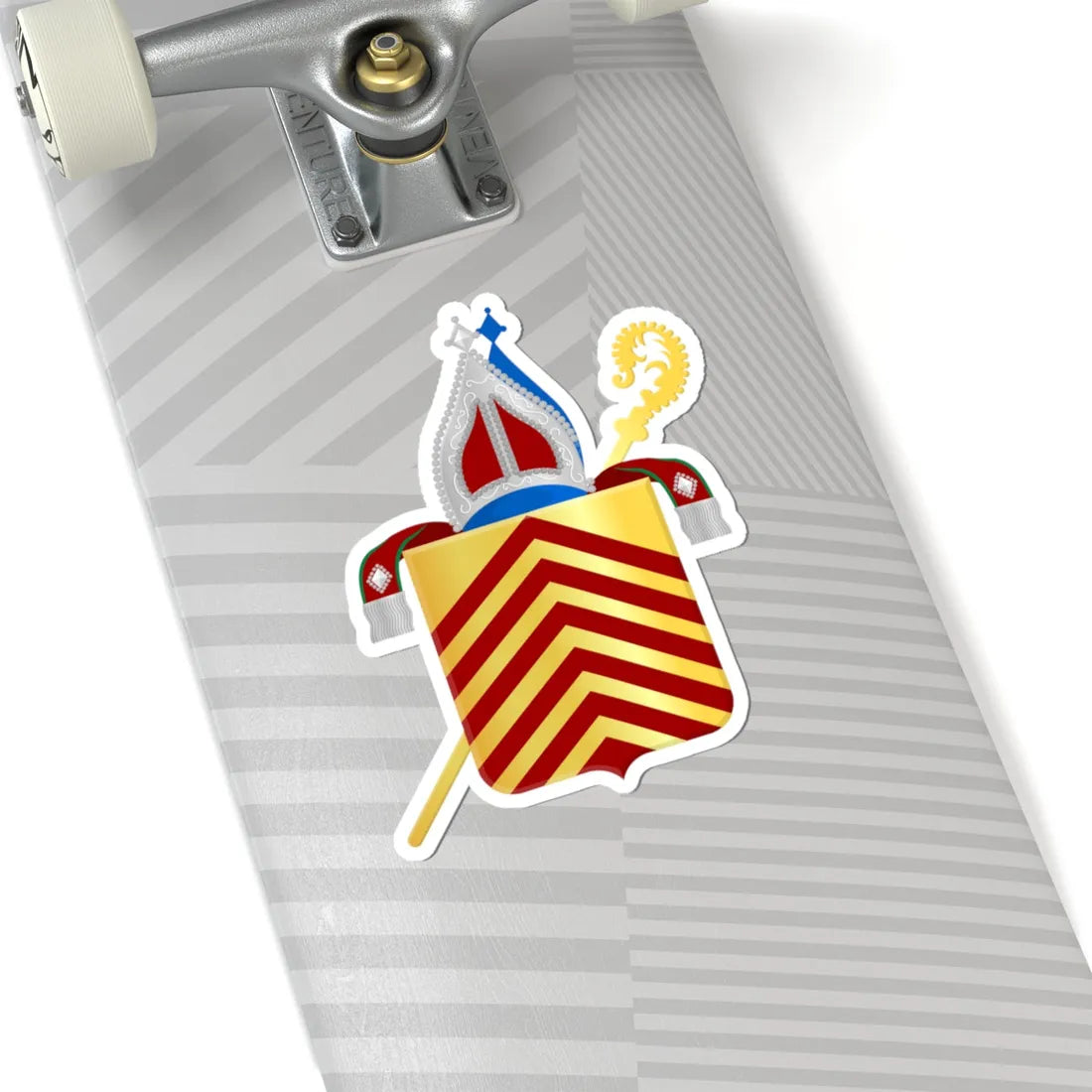 Abdij van Egmond wapen (Netherlands) (Coat of Arms) STICKER Vinyl Kiss-Cut Decal - The Sticker Space