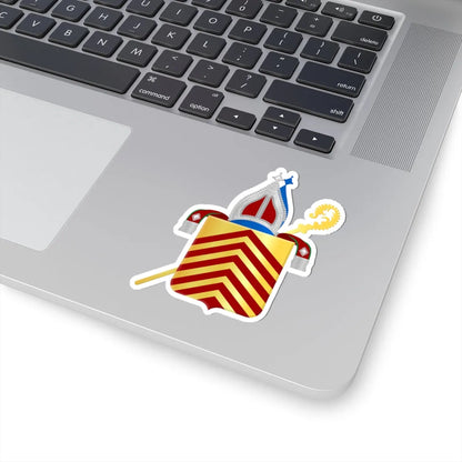 Abdij van Egmond wapen (Netherlands) (Coat of Arms) STICKER Vinyl Kiss-Cut Decal - The Sticker Space