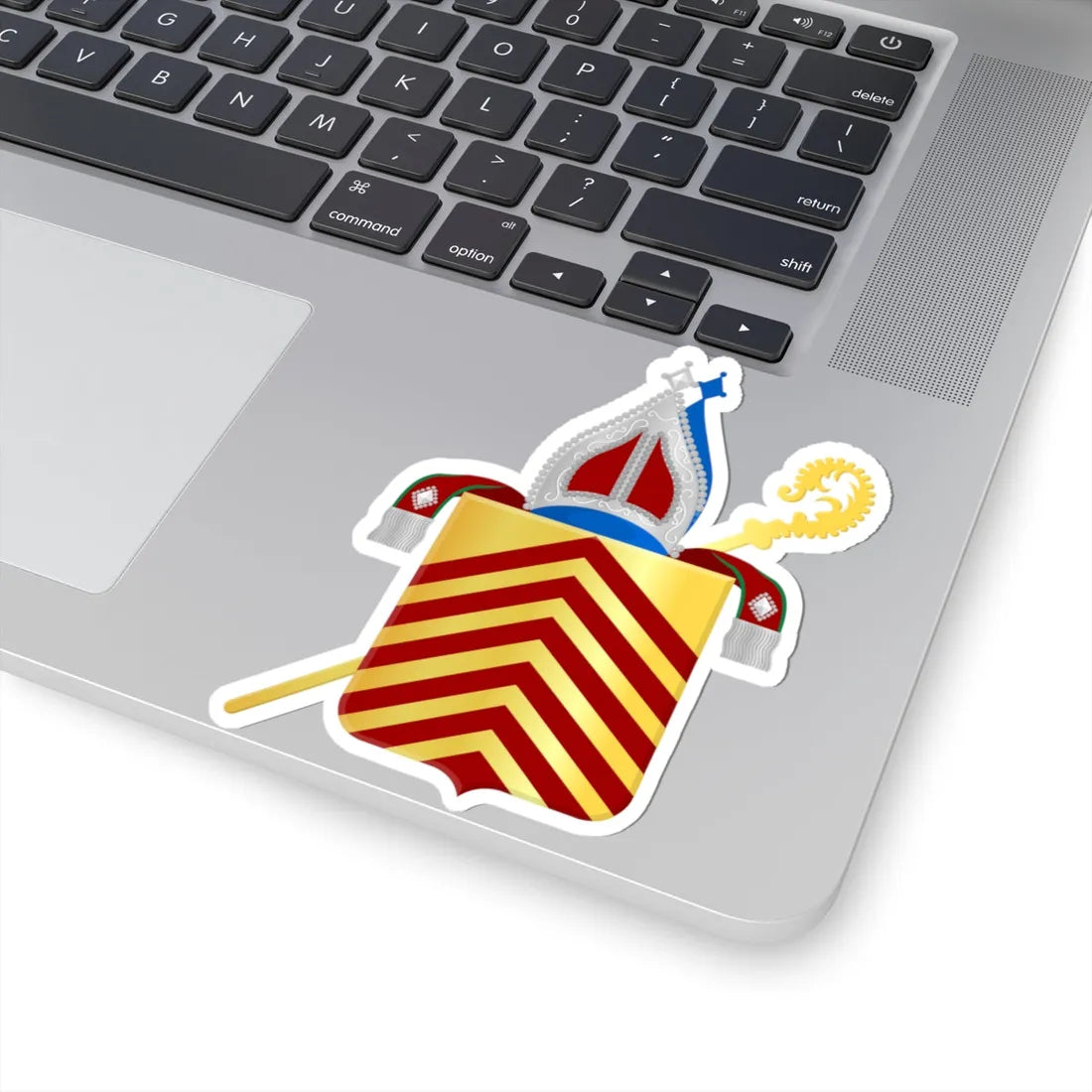 Abdij van Egmond wapen (Netherlands) (Coat of Arms) STICKER Vinyl Kiss-Cut Decal - The Sticker Space