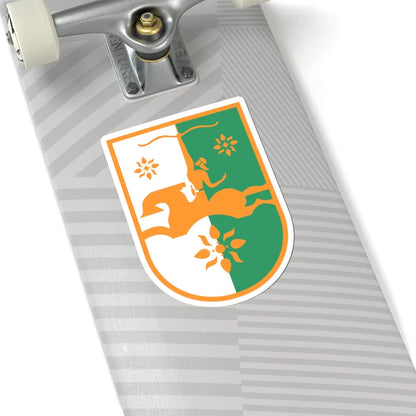 Abkhazia coat of arms (Georgia) (Coat of Arms) STICKER Vinyl Kiss-Cut Decal - The Sticker Space