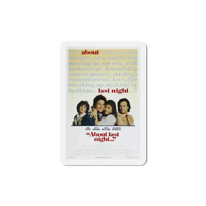About Last Night 1986 Movie Poster Refrigerator Magnet 4 Inch - The Sticker Space
