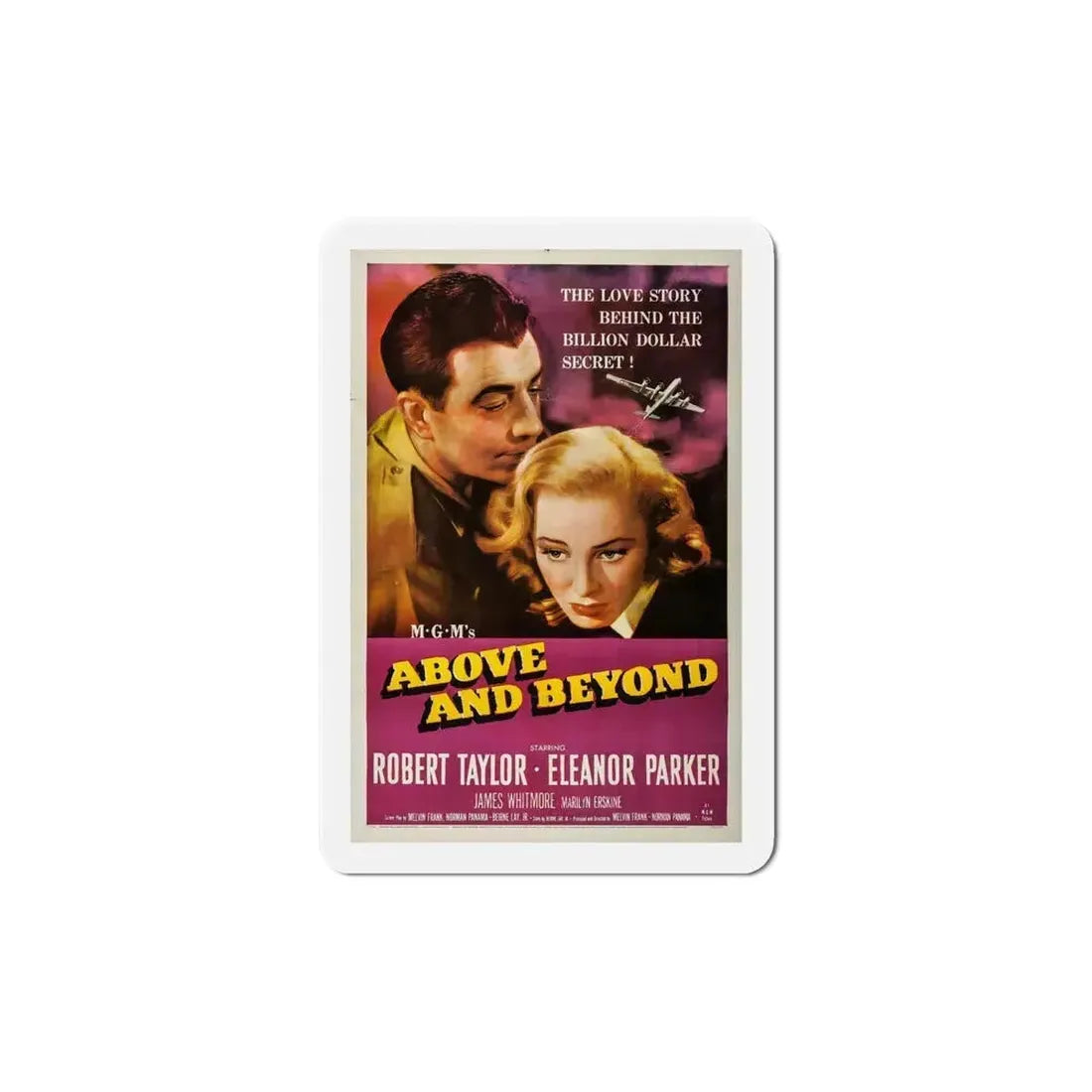 Above and Beyond 1952 Movie Poster Refrigerator Magnet - The Sticker Space