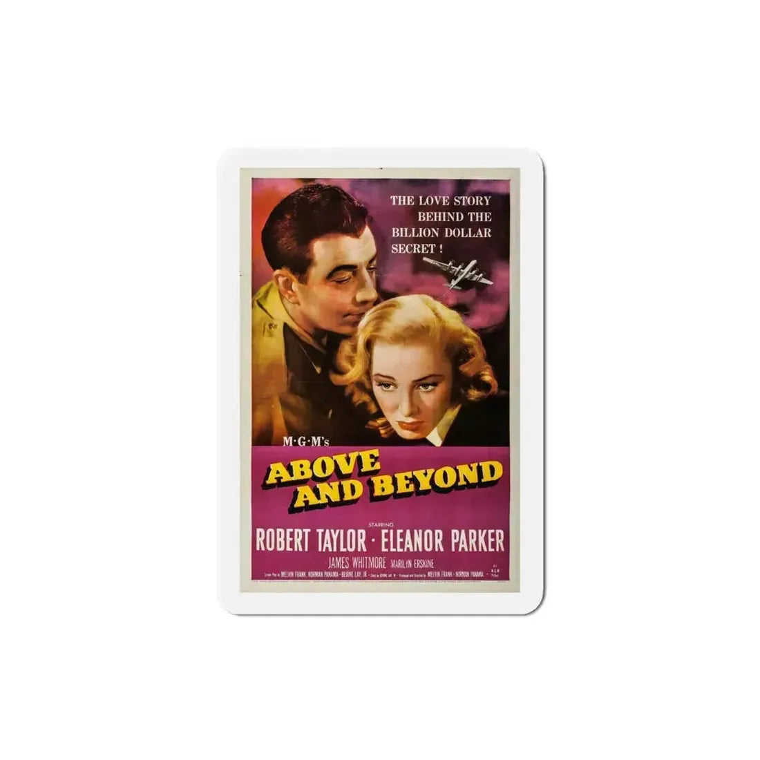 Above and Beyond 1952 Movie Poster Refrigerator Magnet - The Sticker Space