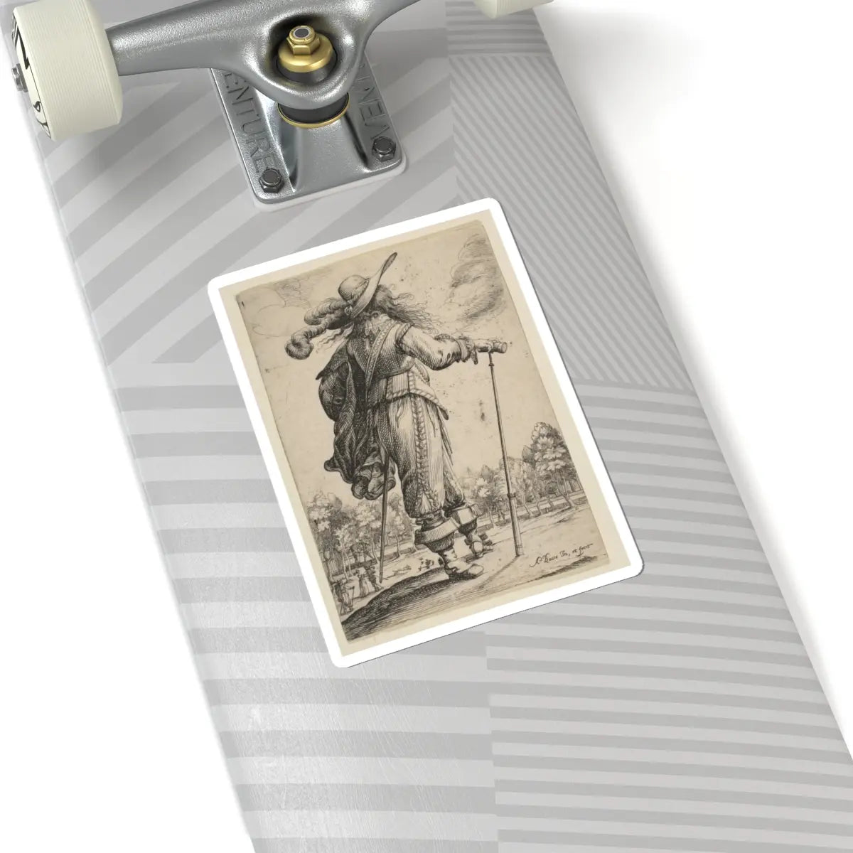 SKU:TSS-STICK-BRHBSS-6X6-17 Sizes:6" × 6" Types:White