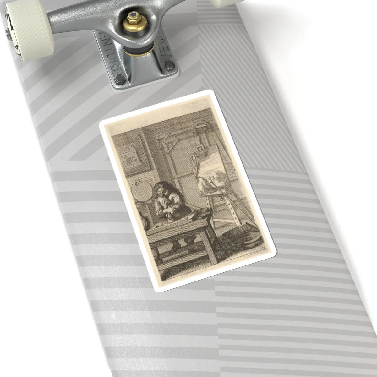 SKU:TSS-STICK-BRHBSS-6X6-18 Sizes:6" × 6" Types:White