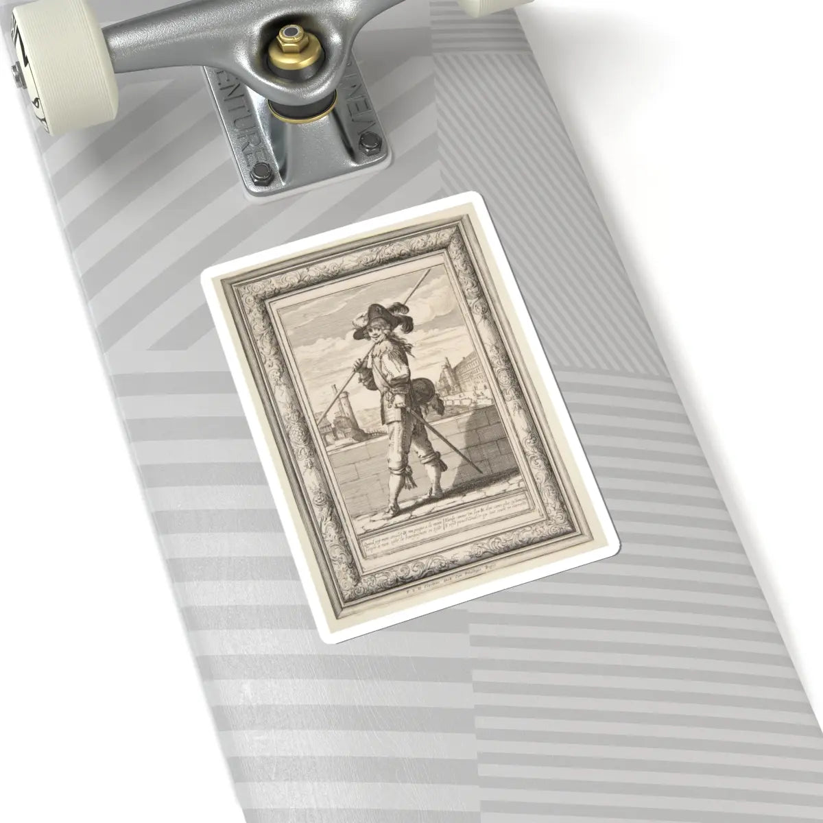 SKU:TSS-STICK-BRHBSS-6X6-19 Sizes:6" × 6" Types:White