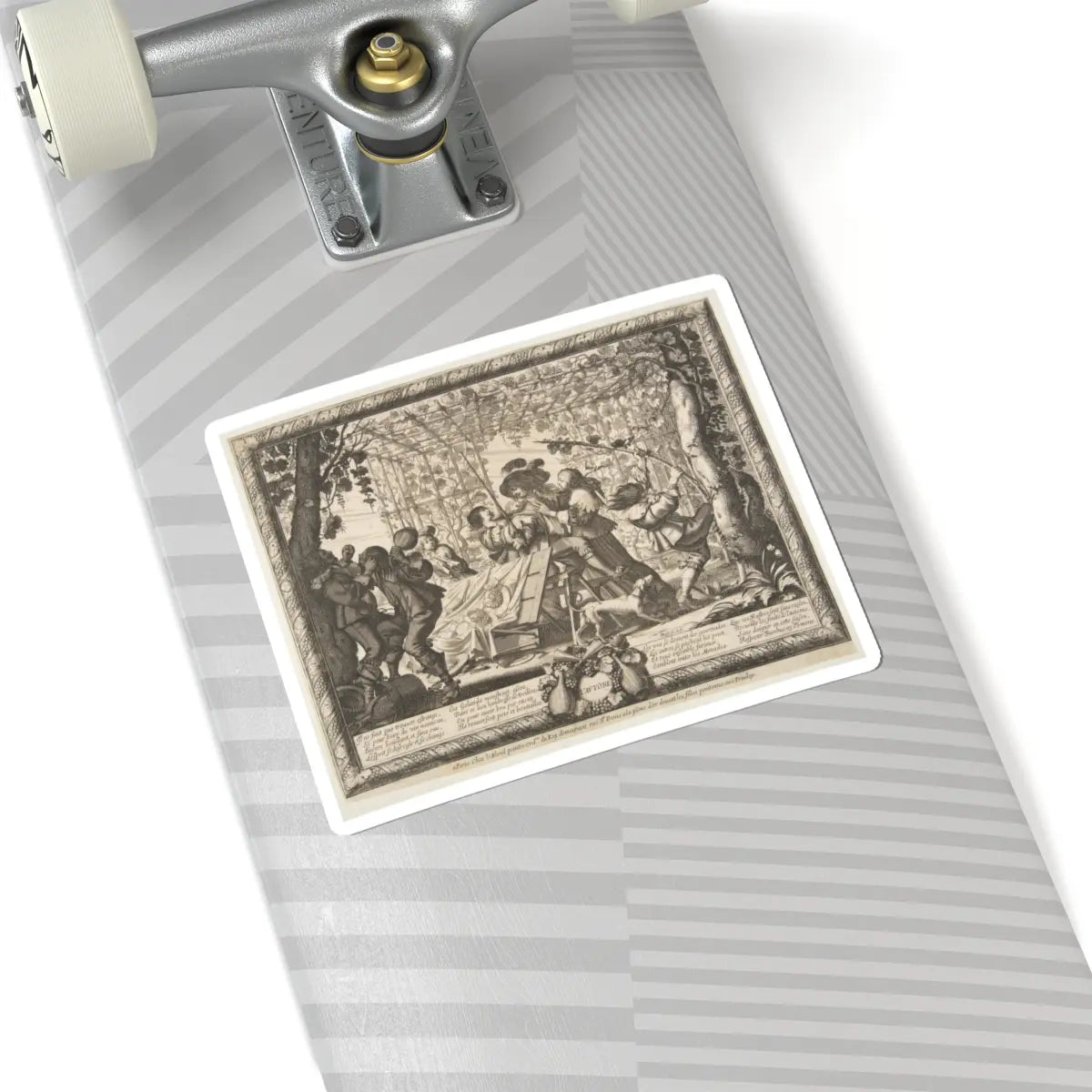SKU:TSS-STICK-BRHBSS-6X6-38 Sizes:6" × 6" Types:White