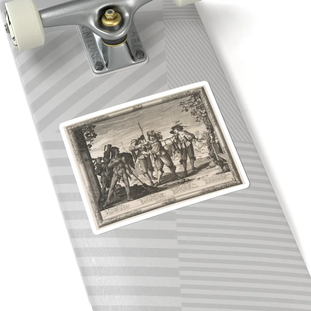 SKU:TSS-STICK-BRHBSS-6X6-49 Sizes:6" × 6" Types:White