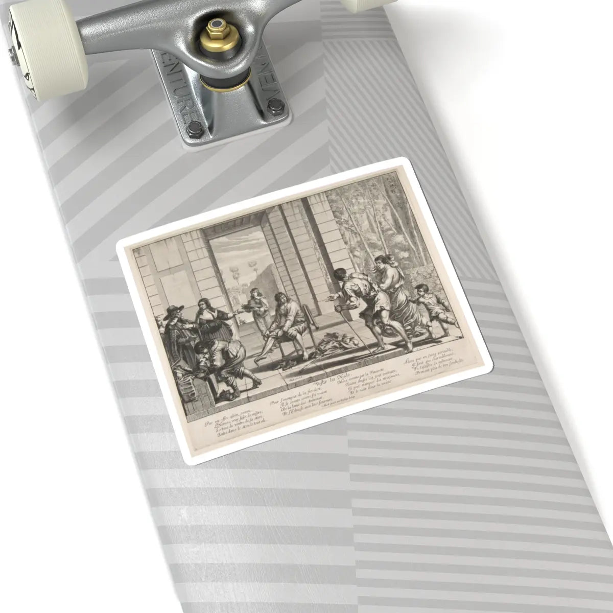SKU:TSS-STICK-BRHBSS-6X6-53 Sizes:6" × 6" Types:White