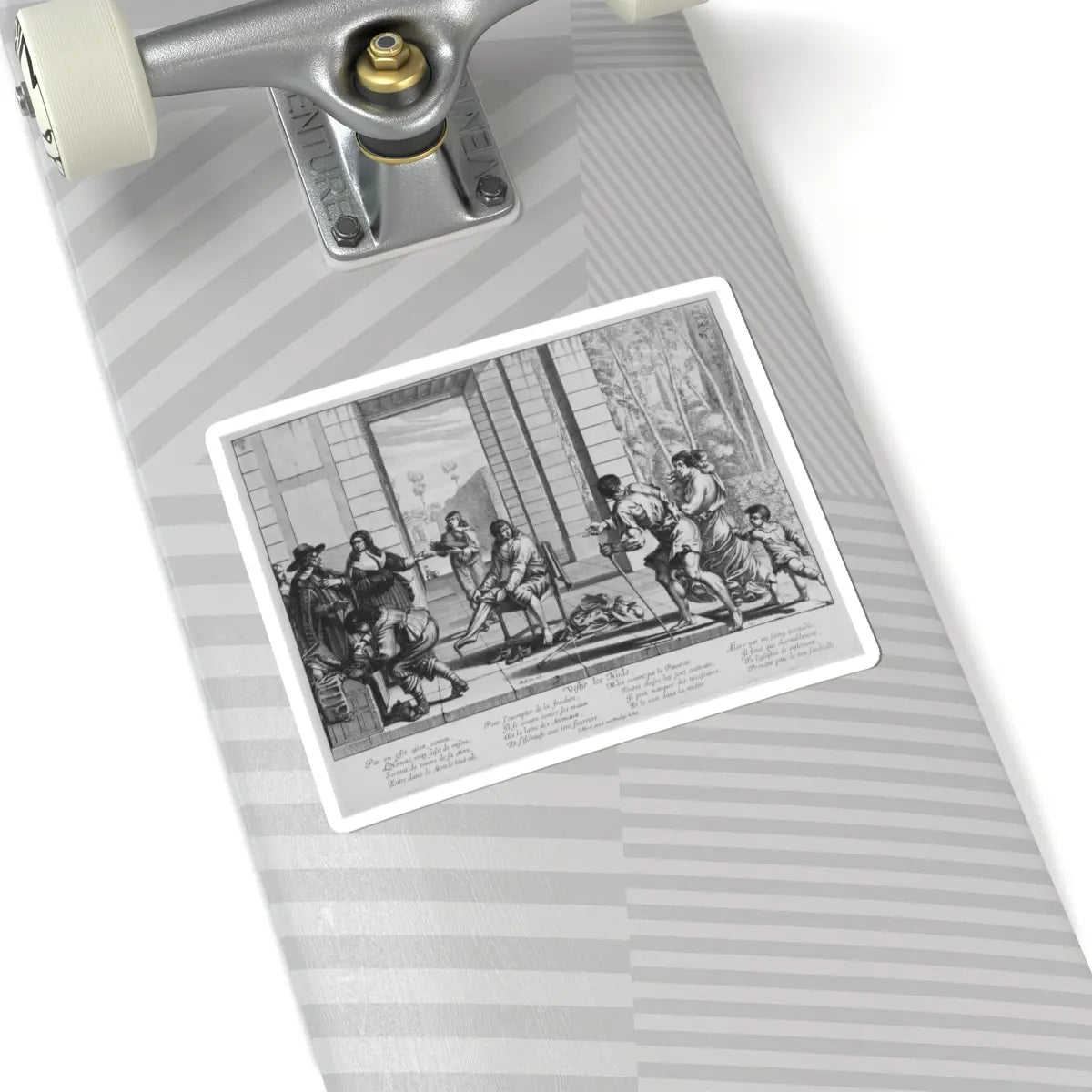 SKU:TSS-STICK-BRHBSS-6X6-54 Sizes:6" × 6" Types:White