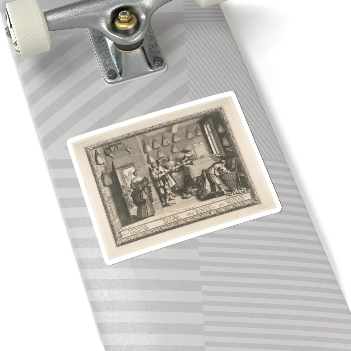 SKU:TSS-STICK-BRHBSS-6X6-65 Sizes:6" × 6" Types:White