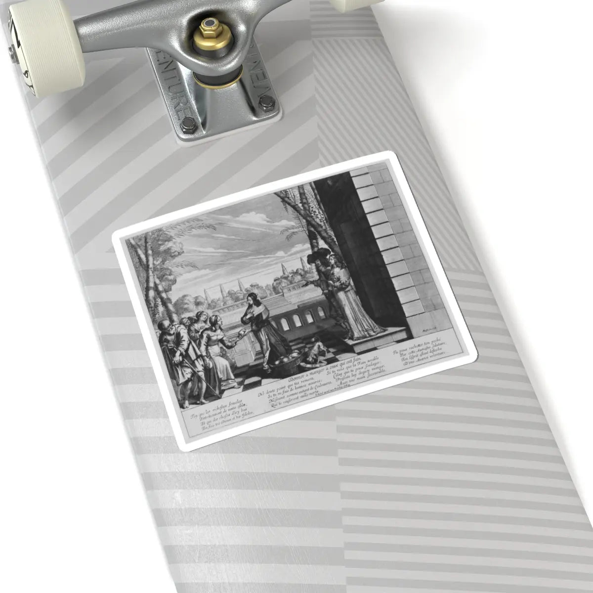 SKU:TSS-STICK-BRHBSS-6X6-70 Sizes:6" × 6" Types:White