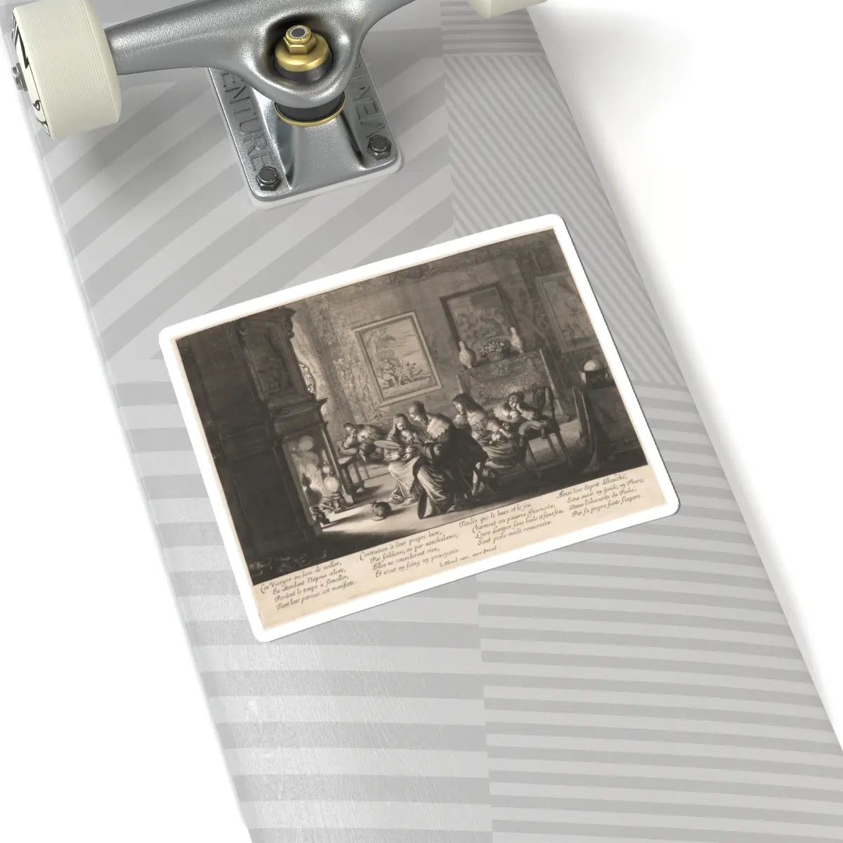 SKU:TSS-STICK-BRHBSS-6X6-79 Sizes:6" × 6" Types:White