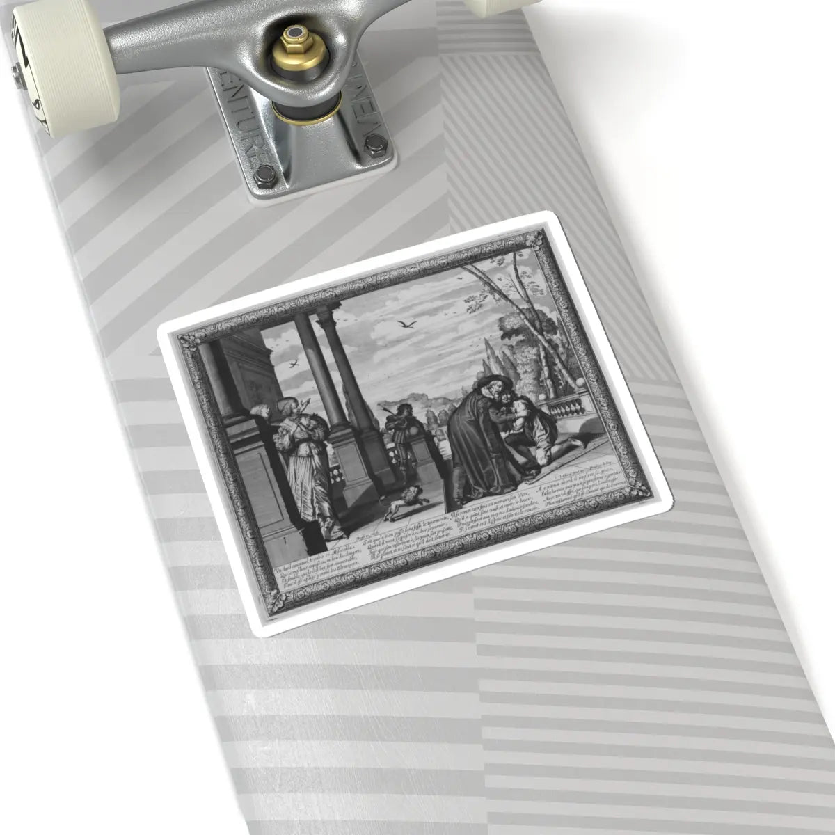 SKU:TSS-STICK-BRHBSS-6X6-124 Sizes:6" × 6" Types:White