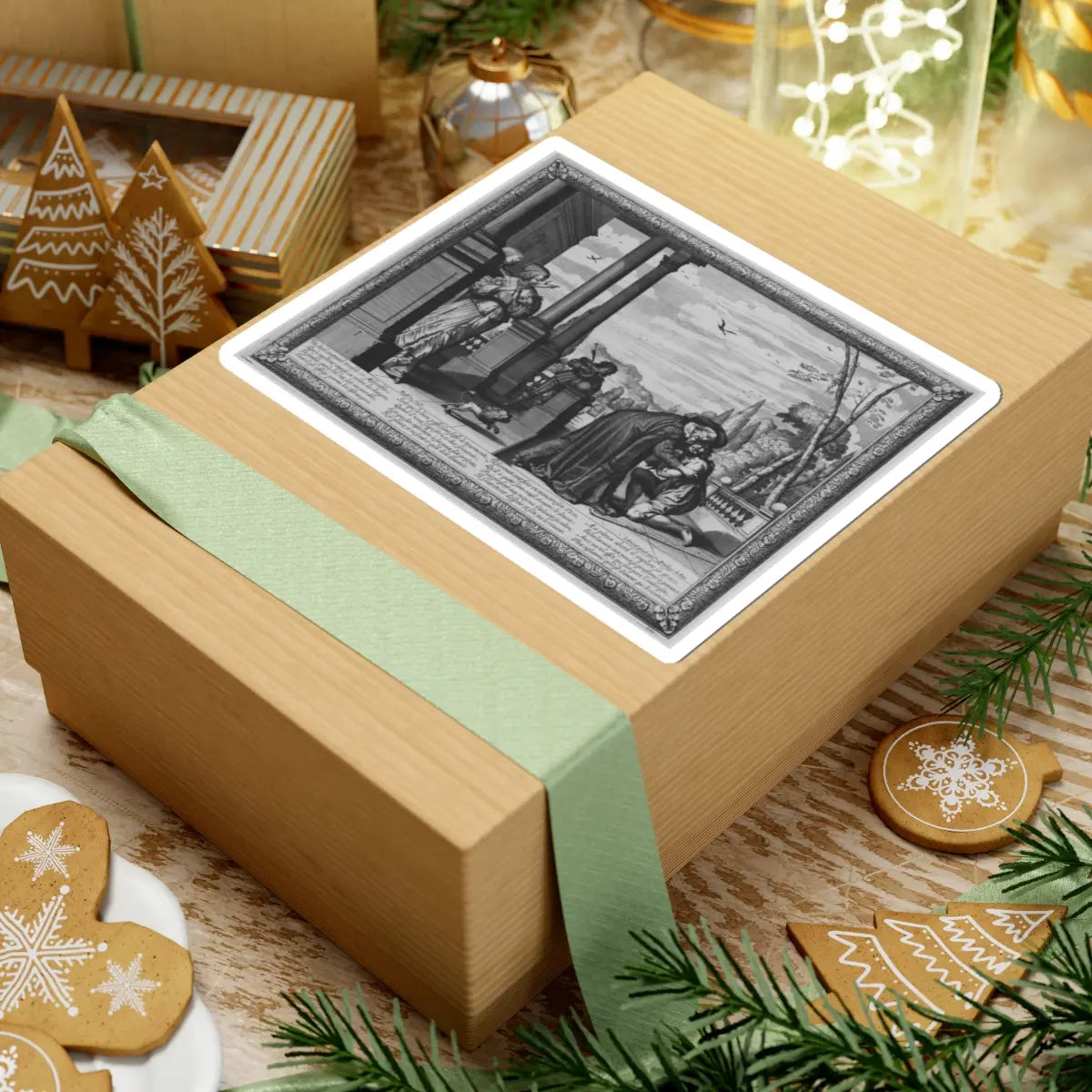 SKU:TSS-STICK-BRHBSS-6X6-124 Sizes:6" × 6" Types:White
