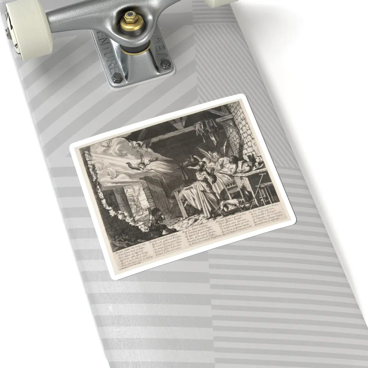 SKU:TSS-STICK-BRHBSS-6X6-158 Sizes:6" × 6" Types:White