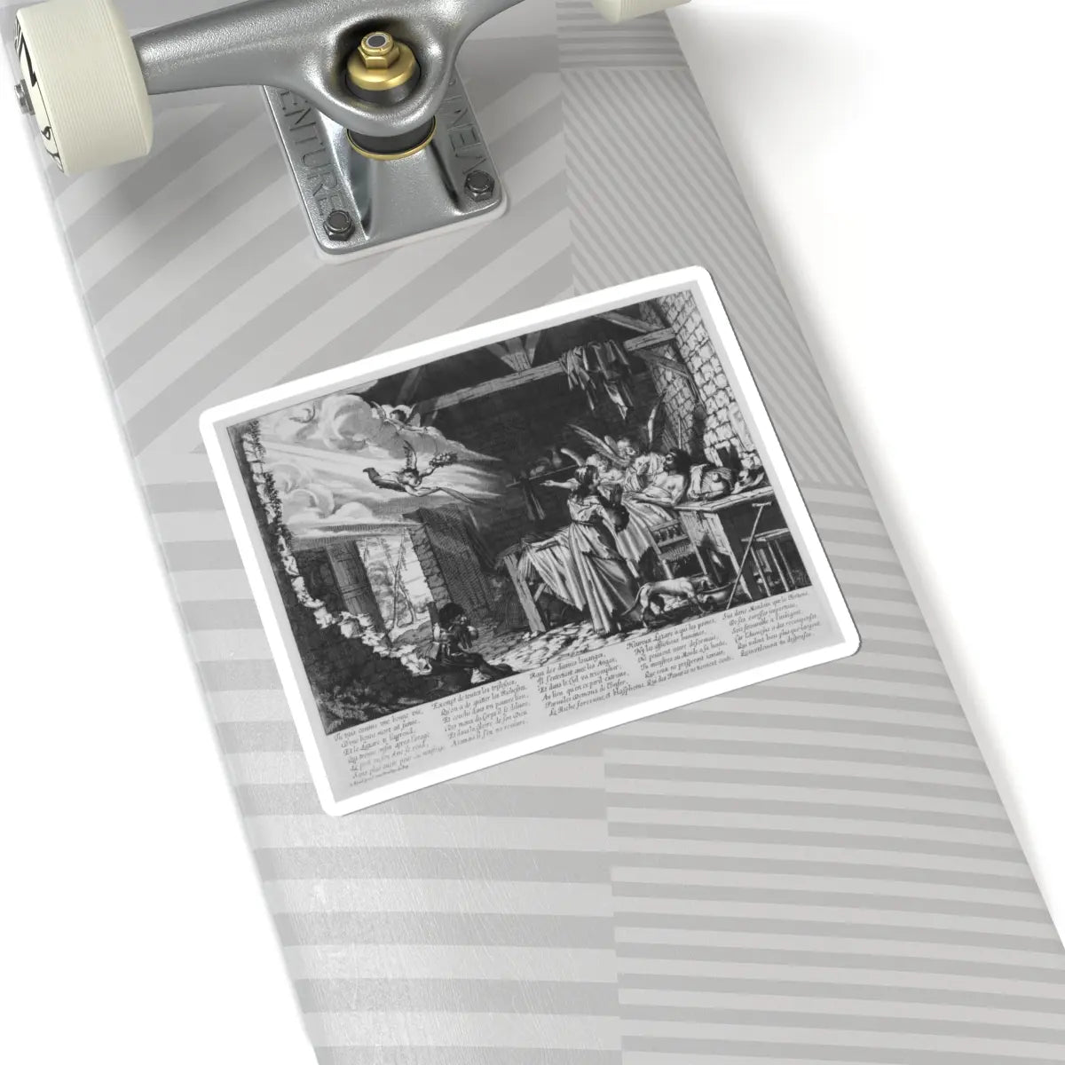 SKU:TSS-STICK-BRHBSS-6X6-159 Sizes:6" × 6" Types:White