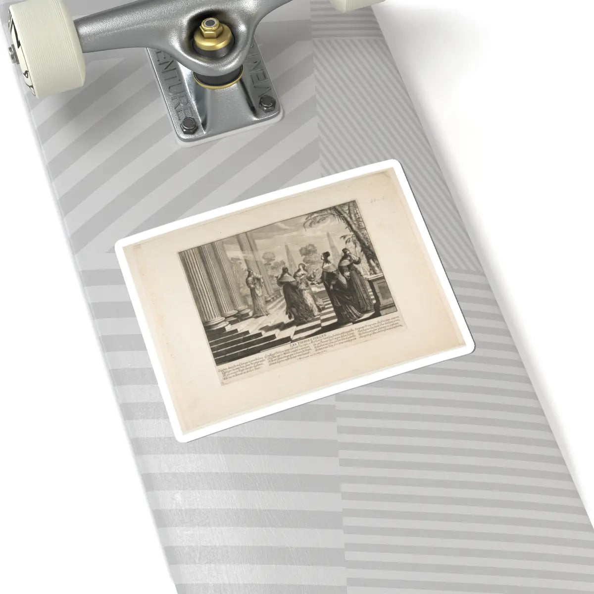 SKU:TSS-STICK-BRHBSS-6X6-163 Sizes:6" × 6" Types:White