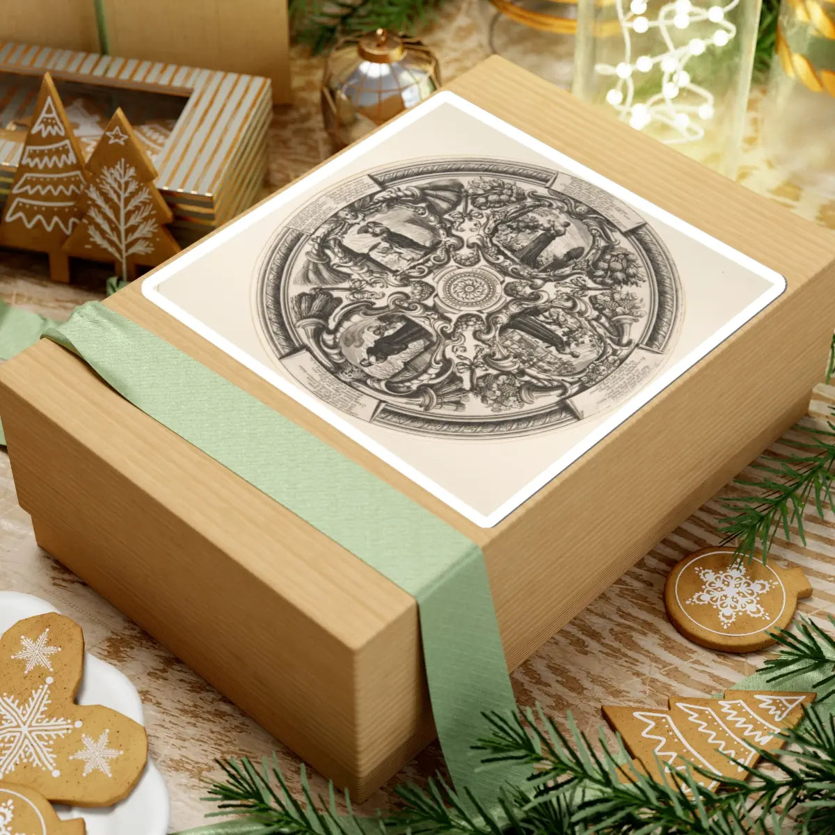 SKU:TSS-STICK-BRHBSS-6X6-165 Sizes:6" × 6" Types:White