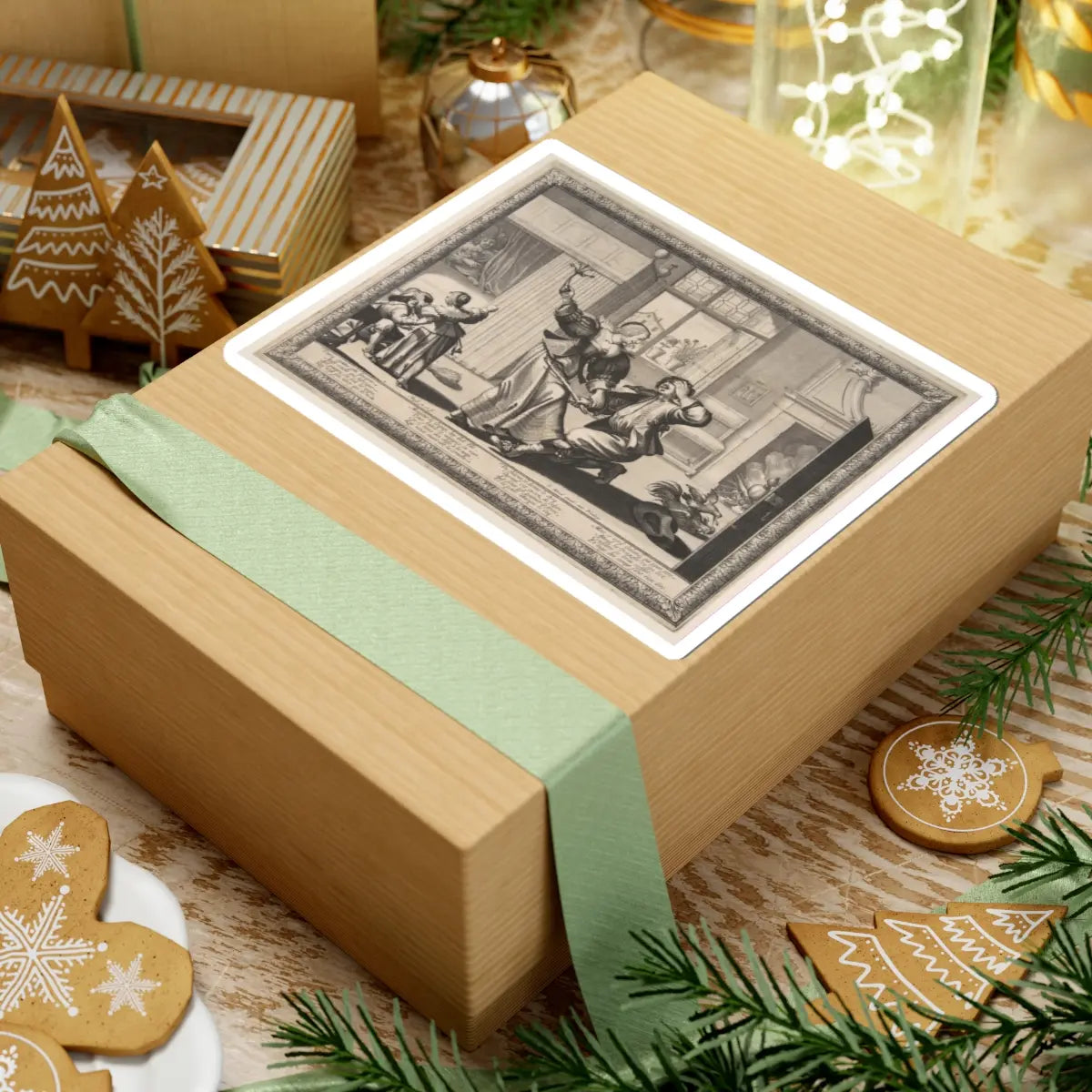 SKU:TSS-STICK-BRHBSS-6X6-169 Sizes:6" × 6" Types:White