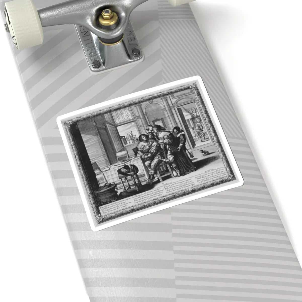 SKU:TSS-STICK-BRHBSS-6X6-190 Sizes:6" × 6" Types:White