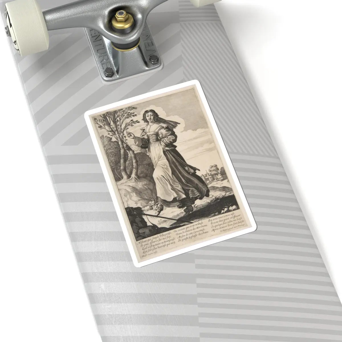SKU:TSS-STICK-BRHBSS-6X6-224 Sizes:6" × 6" Types:White