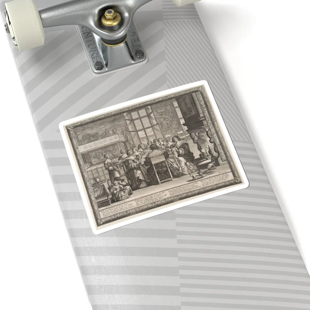 SKU:TSS-STICK-BRHBSS-6X6-237 Sizes:6" × 6" Types:White