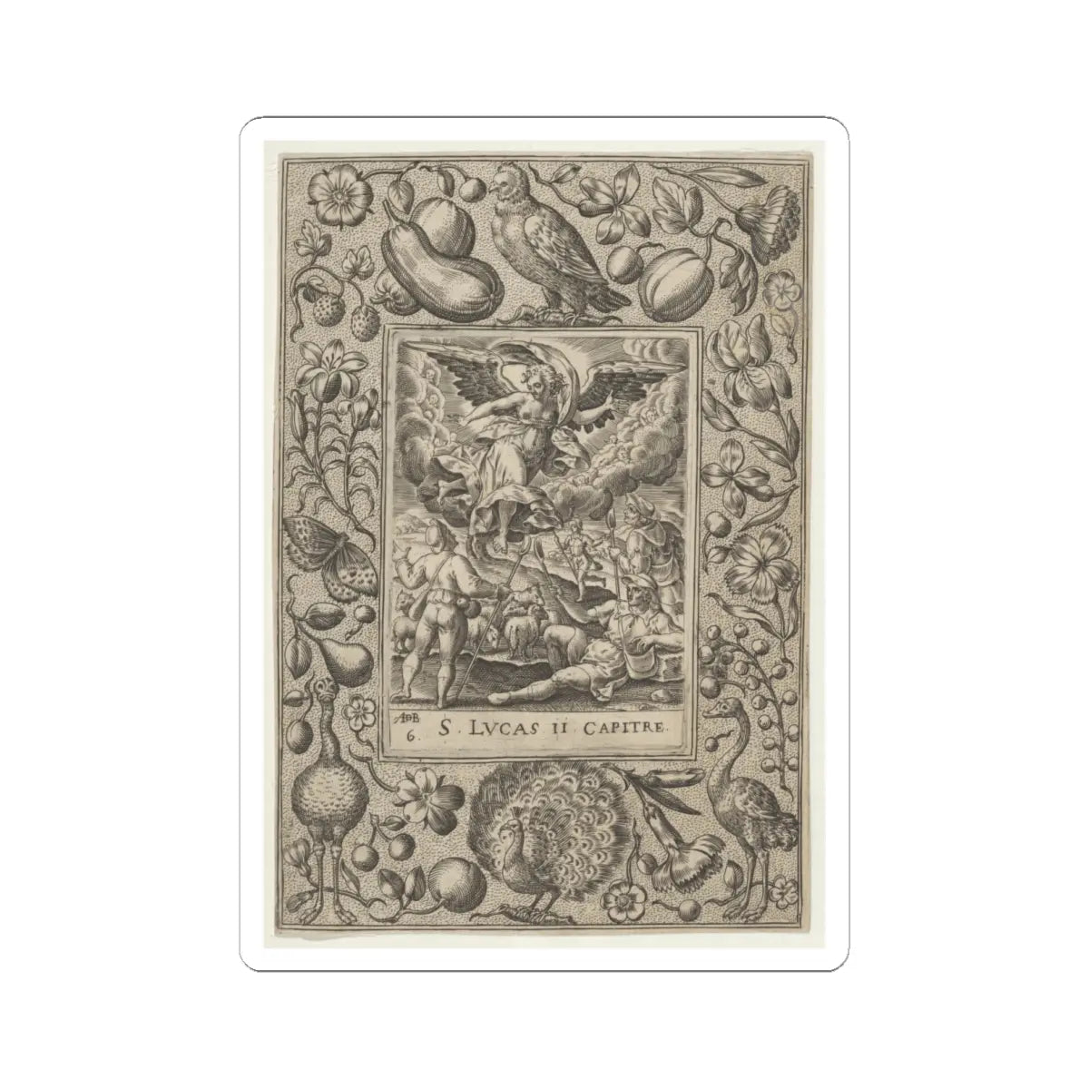 SKU:TSS-STICK-BRHD-6X6-11 Sizes:6" × 6" Types:White