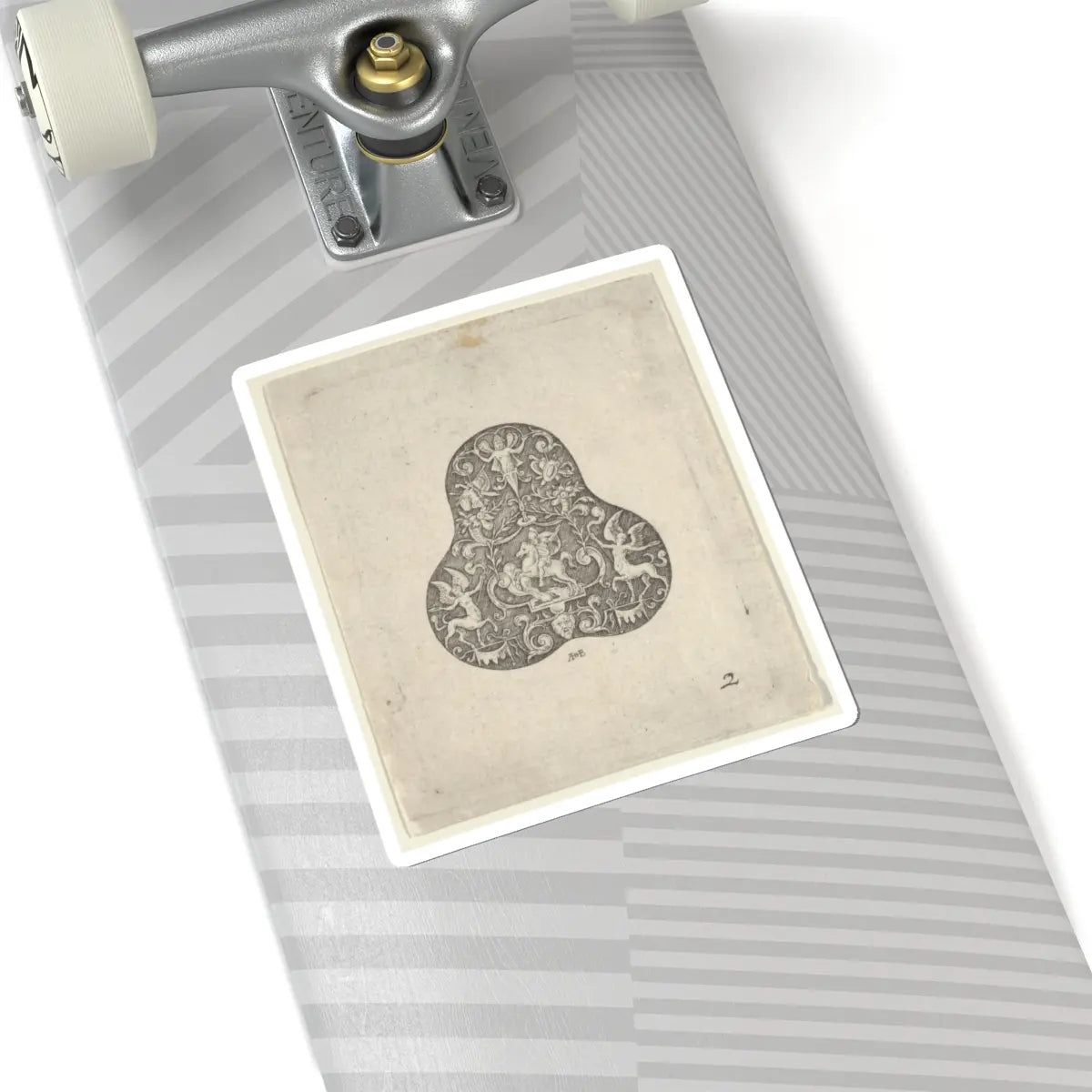 SKU:TSS-STICK-BRHD-6X6-15 Sizes:6" × 6" Types:White