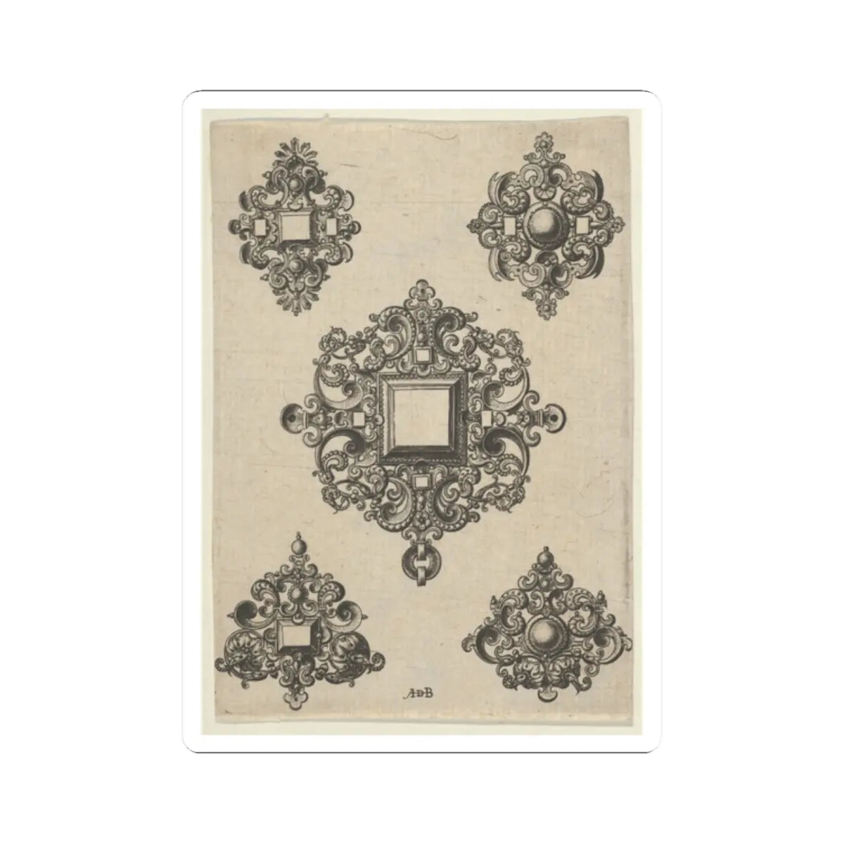 SKU:TSS-STICK-BRHD-2X2-17 Sizes:2" × 2" Types:White