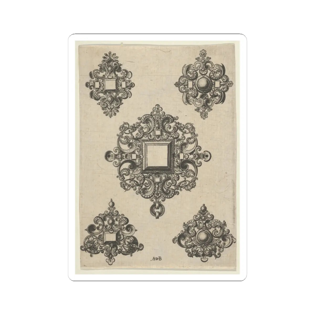 SKU:TSS-STICK-BRHD-4X4-17 Sizes:4" × 4" Types:White