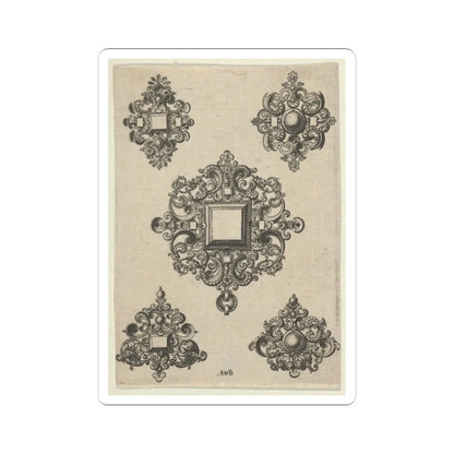 SKU:TSS-STICK-BRHD-6X6-17 Sizes:6" × 6" Types:White