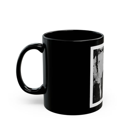 Abraham Lincoln, President Of The United States, Three-Quarter Length Portrait, Seated, Facing Right (U.S. Civil War) Black Coffee Mug