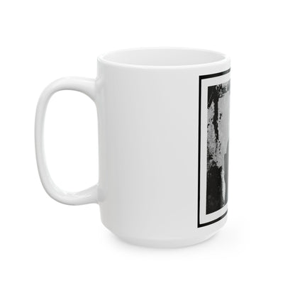 Abraham Lincoln, President Of The United States, Three-Quarter Length Portrait, Seated, Facing Right (U.S. Civil War) White Coffee Mug